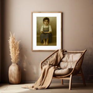 Abstract boho framed poster mockup (10)