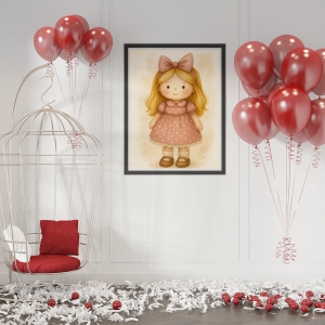 Frame mockup for celebration Valentines or Womens day