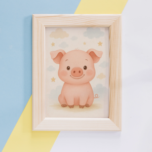 Frame mockup with floral decoration (5)